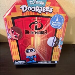 Disney doorables Pixar Incredibles set sealed in box